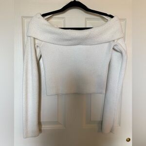 American Eagle Outfitters Cream Sweater